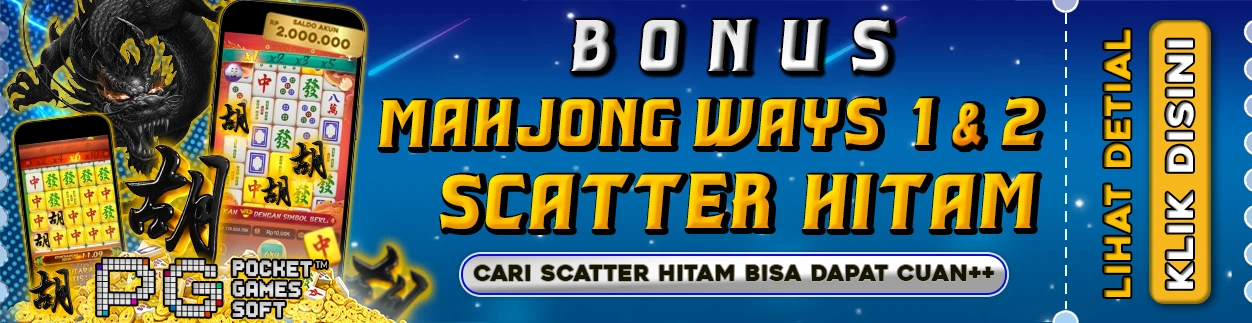 EVENT SCATER HITAM MAHJONG WAYS 1+2 ( PG SOFT )